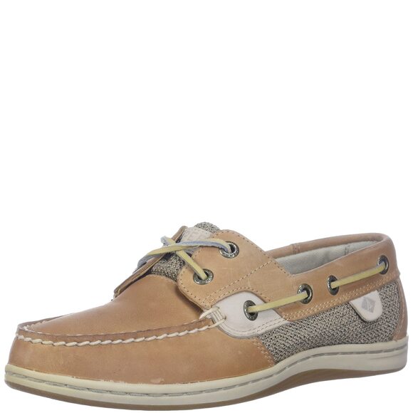 NEW SPERRY WOMENS KOIFISH BOAT SHOE BLACK/BLACK 7.5 US